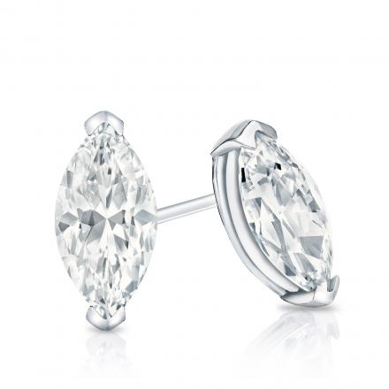 1.24ctw Marquise Diamond Studs