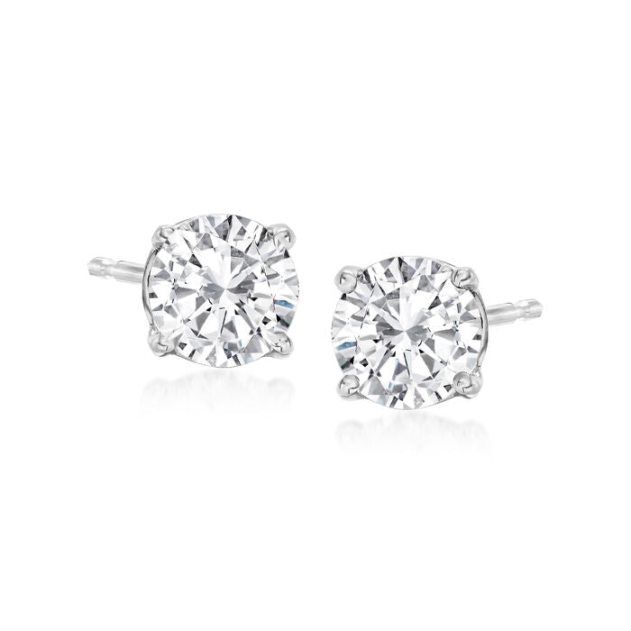 1.43ctw Laser Drilled Diamond Studs