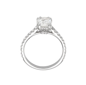 18kt White Gold Cushion Ring 1.53cts