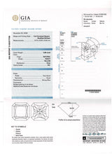 Load image into Gallery viewer, GIA Fancy Yellow 3.88ct Radiant Diamond in Halo Setting