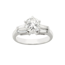 Load image into Gallery viewer, 1.48ctw Platinum White Gold Engagement Ring