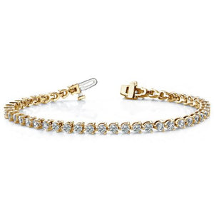 3.22ctw Diamond Tennis Bracelet