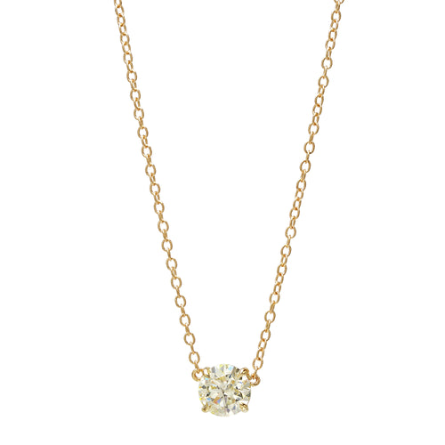 14kt Yellow Gold 1.75ct Diamond Pendant