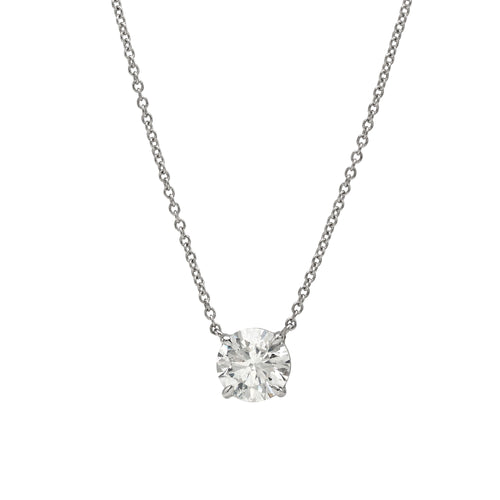 14kt White Gold 1.33ct Diamond Pendant