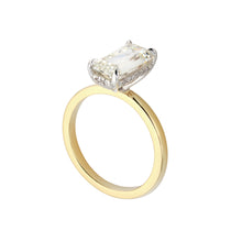 Load image into Gallery viewer, 2.20ct Emerald Cut Engagement Ring