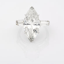 Load image into Gallery viewer, 8.62ct Marquee Cut Diamond Ring