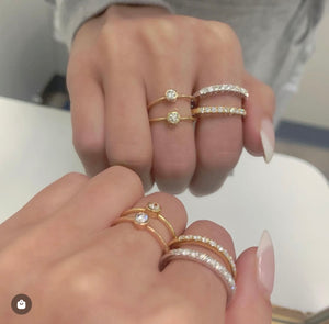 Diamond Bezel Stackable