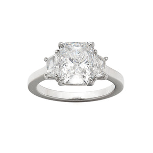 3.01 Carat Radiant GIA Certified Diamond Engagement Ring