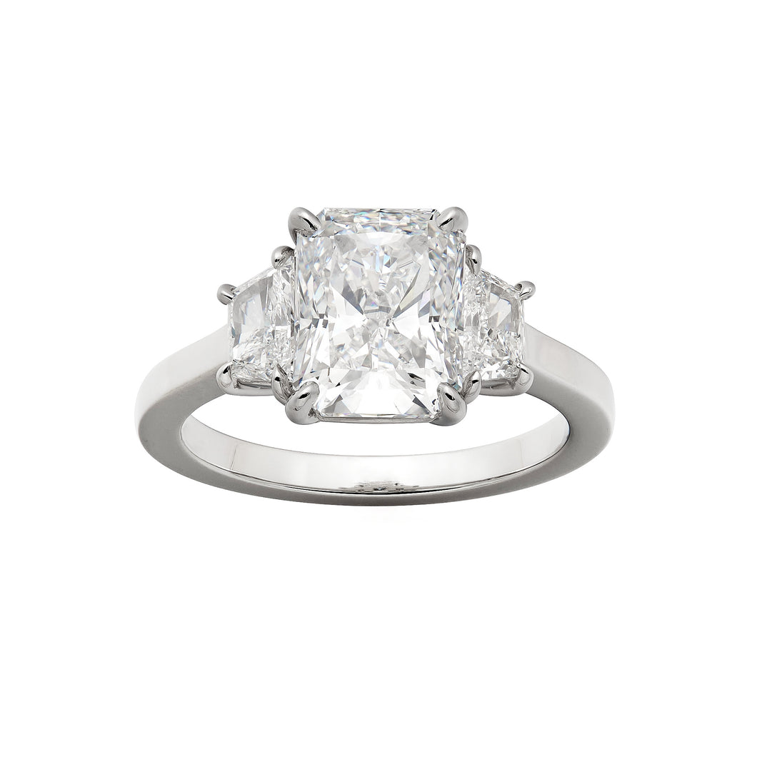 3.01 Carat Radiant GIA Certified Diamond Engagement Ring