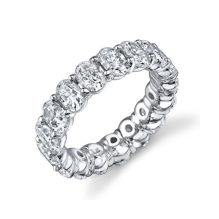 5.60ct Oval Cut Eternity Band