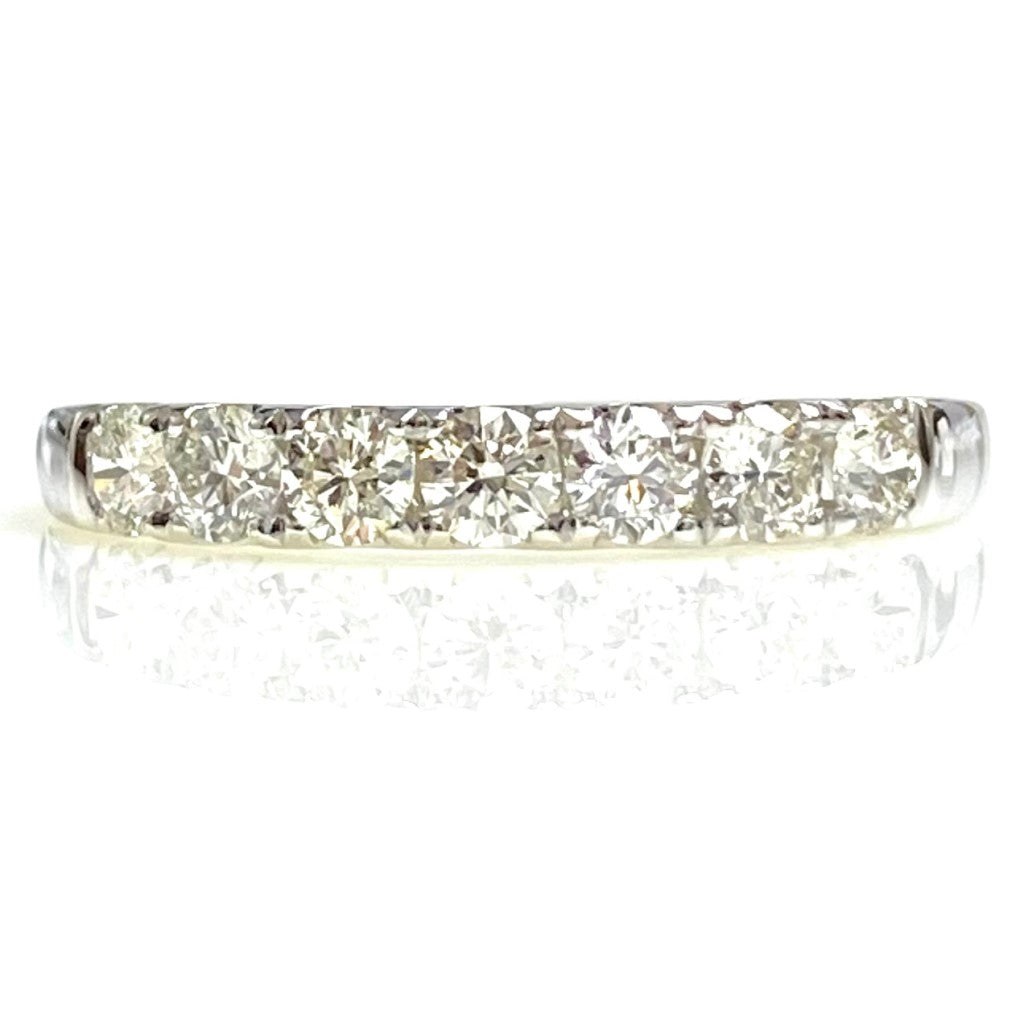 14kt White Gold Diamond Stackable Ring