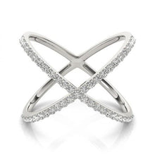Load image into Gallery viewer, Criss Cross Ring .50 Carats