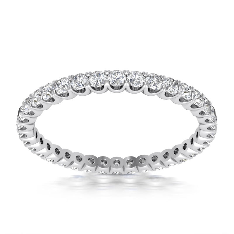 Scoop Set Diamond Eternity Band .55 Carats.