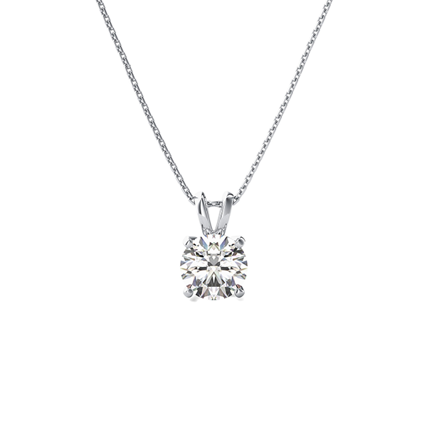 1ct diamond solitaire necklace